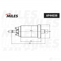 Топливный насос MILES 1420685691 AP44039 4K5TJ P0 - Изображение 2