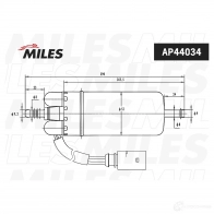 Топливный насос MILES JM6W3 Y 1420685728 AP44034 - Изображение 2