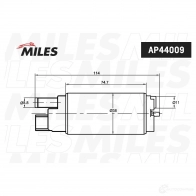 Топливный насос MILES MVSJ E AP44009 1420685740 - Изображение 2