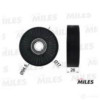 Натяжитель приводного ремня MILES AG03025 1IGYI IY 1420599111 - Изображение 2
