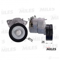 Натяжитель приводного ремня MILES AG00313 1420599054 LXIY X - Изображение 2