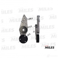 Натяжитель приводного ремня MILES 1420599103 AG00311 UDZ 03LF - Изображение 2