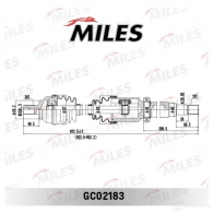 Приводной вал MILES 1CN YHH GC02183 1420605162 - Изображение 3