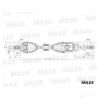 Приводной вал MILES NUU TH1 GC02162 1420604279 - Изображение 3