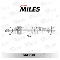 Приводной вал MILES GC02165 L KK2J4 1420604280 - Изображение 3
