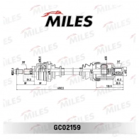 Приводной вал MILES 7 2Q94 GC02159 1420604277 - Изображение 3