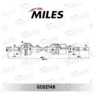 Приводной вал MILES DY70ZX N 1420604267 GC02148 - Изображение 3