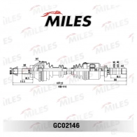 Приводной вал MILES GC02146 1420604265 7R4 66 - Изображение 3