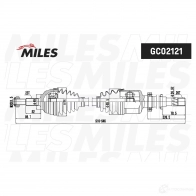 Приводной вал MILES 3O OO2V9 GC02121 1438141132 - Изображение 3