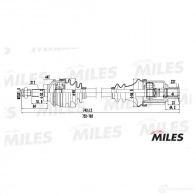 Приводной вал MILES 1420604245 0I IIZFY GC02115 - Изображение 3