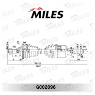 Приводной вал MILES GC02096 RY 0113 1420604228 - Изображение 3