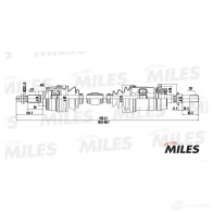 Приводной вал MILES 7 UZ8O4T 1420604214 GC02079 - Изображение 3
