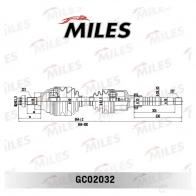 Приводной вал MILES 1420604183 GC02032 ZVR GJA - Изображение 3