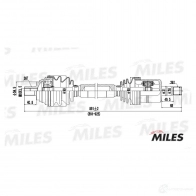 Приводной вал MILES GC02006 VNY4 GQ 1420604163 - Изображение 3