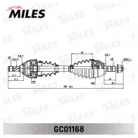 Приводной вал MILES GC01168 MR1KKK N 1420677779 - Изображение 3