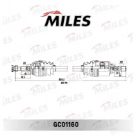 Приводной вал MILES 1420604153 8CT1 K GC01160 - Изображение 3