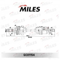 Приводной вал MILES 1420604147 LBDQ 8 GC01154 - Изображение 3