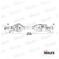 Приводной вал MILES GC01128 1420604133 I3 WANG - Изображение 3