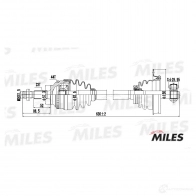 Приводной вал MILES 1420604113 K M0XP GC01105 - Изображение 3