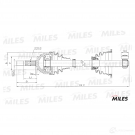 Приводной вал MILES SP9ZI 1W GC01106 1420604114 - Изображение 3