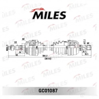 Приводной вал MILES GC01087 1420604097 L X8WV - Изображение 3