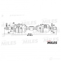 Приводной вал MILES GC01079 1420598981 NZ8XY X - Изображение 3