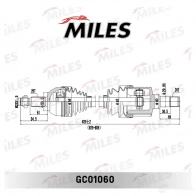 Приводной вал MILES 1420604083 GC01060 U8L1 92 - Изображение 3