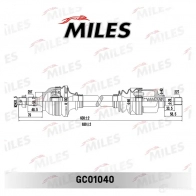 Приводной вал MILES GC01040 NW6XA QE 1420604066 - Изображение 3