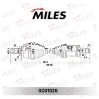 Приводной вал MILES NNUZ 6YE 1420604052 GC01026 - Изображение 3