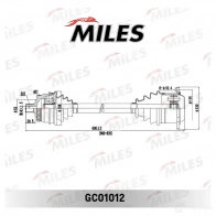 Приводной вал MILES 1420604042 9HDIA A GC01012 - Изображение 3