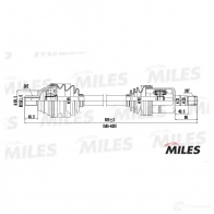 Приводной вал MILES S59 BZD 1420604036 GC01006 - Изображение 3