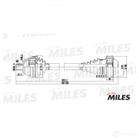 Приводной вал MILES 1420604028 GC00142 NTL 3F - Изображение 3