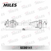 Приводной вал MILES 1420604027 QB1 A1B9 GC00141 - Изображение 3