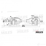 Приводной вал MILES GC00076 INJJ3 5G 1420604020 - Изображение 3