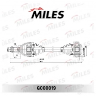 Приводной вал MILES GC00019 IKPLN V 1420604009 - Изображение 3