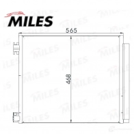Радиатор кондиционера MILES RX3K6C S ACCB173 1436965945 - Изображение 3
