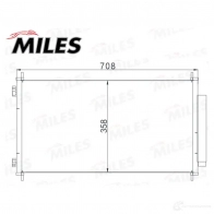 Радиатор кондиционера MILES ACCB118 2 89UW 1436965932 - Изображение 3