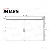 Радиатор кондиционера MILES NZ5I Y4 ACCB119 1436965933 - Изображение 3
