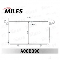 Радиатор кондиционера MILES ACCB096 1420598781 DPQJ FB - Изображение 3