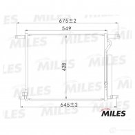 Радиатор кондиционера MILES ACCB067 85 KYV 1420598759 - Изображение 3