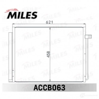 Радиатор кондиционера MILES ACCB063 UMF EGAM 1436965926