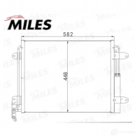 Радиатор кондиционера MILES DDHB A ACCB055 1420598748 - Изображение 3