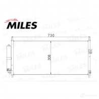 Радиатор кондиционера MILES AI RHFM ACCB043 1420598741 - Изображение 3