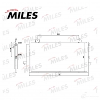 Радиатор кондиционера MILES 1420598735 GQF3 8DD ACCB036 - Изображение 3
