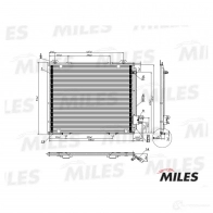 Радиатор кондиционера MILES Z IME2 ACCB021 1420598720 - Изображение 3