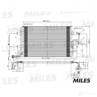 Радиатор кондиционера MILES FBF0 K ACCB019 1420598718 - Изображение 3