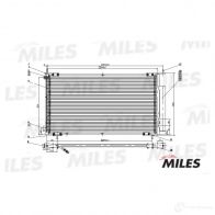 Радиатор кондиционера MILES T MKPQ ACCB020 1420598719 - Изображение 3