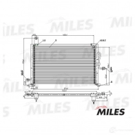 Радиатор кондиционера MILES 7IKZI 02 1420598715 ACCB016 - Изображение 3