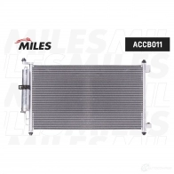 Радиатор кондиционера MILES ACCB011 Nissan Micra (K12) 3 Хэтчбек 1.4 16V 88 л.с. 2003 – 2010 R RINO3