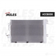 Радиатор кондиционера MILES ACCB008 1420598707 KB53L 7